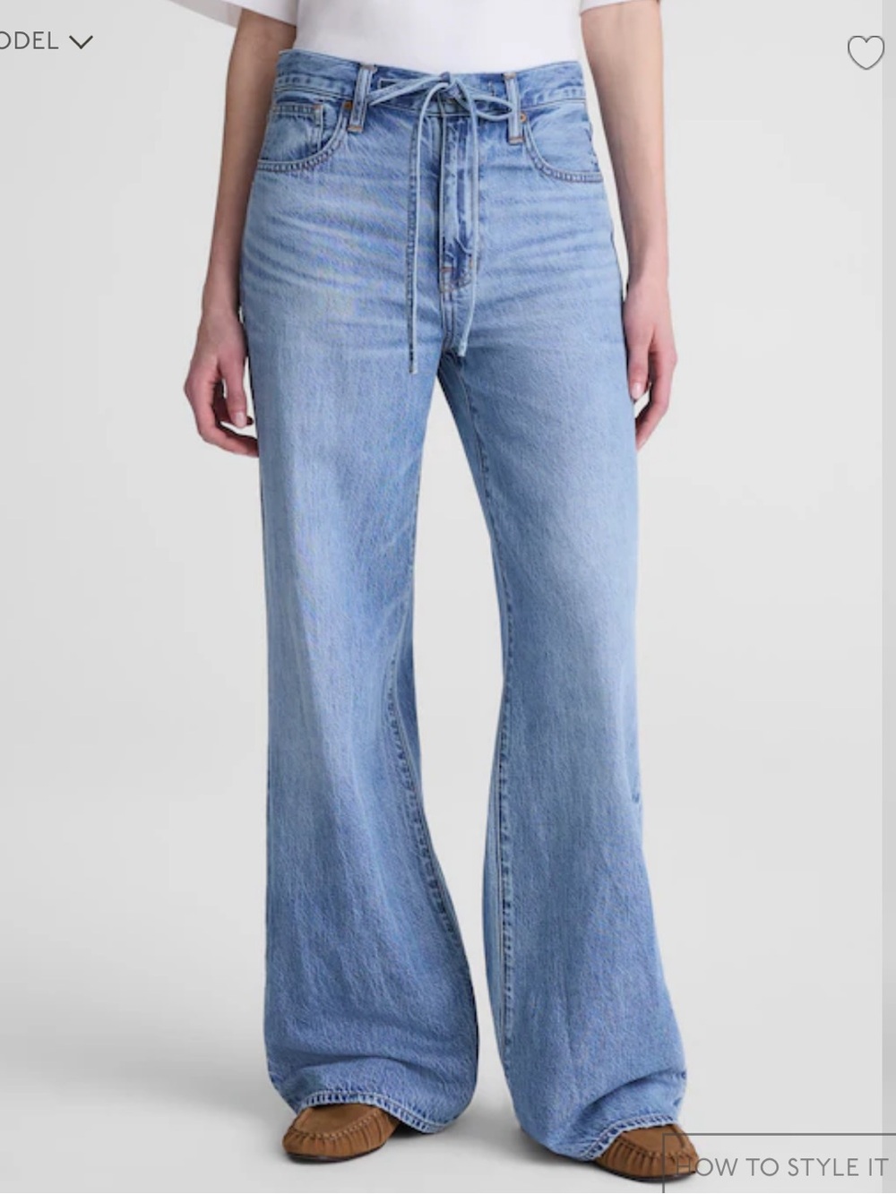 Madewell The Ultimate Wide Leg Jean size 26